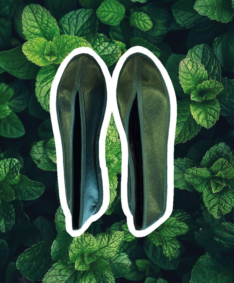 SATIN LOAFER MENTA
